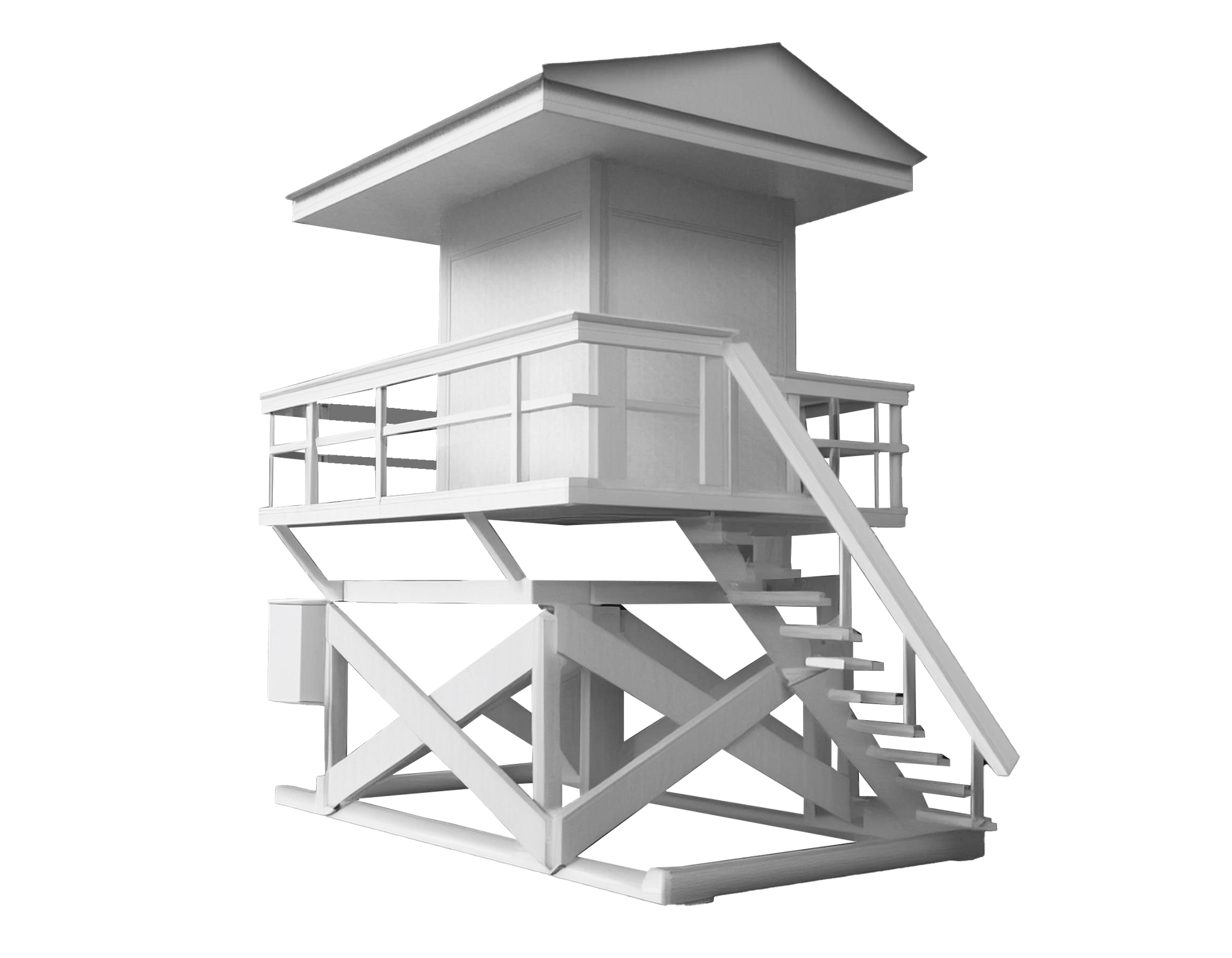 1 - lifeguard hut